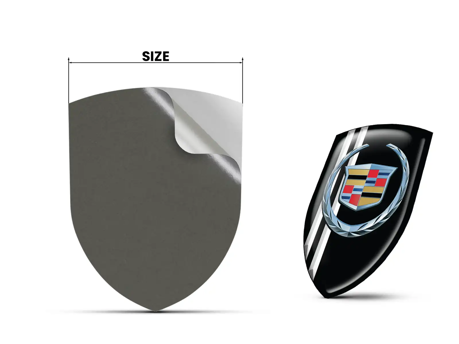 Cadillac Badges Automobile Pro Max Robuste Élégant Disposition ST